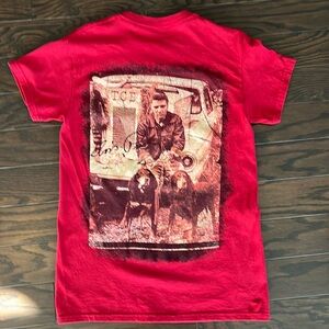 Elvis Presley small red t-shirt 100% cotton